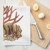 Koraal Theedoek (Quarter Fold)