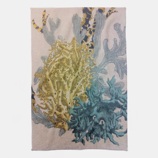 Koraal Theedoek (Verticaal)