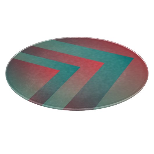 koraal turquoise tinten snijplank (Hoek)