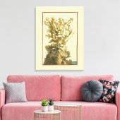 Koraal van het Zee Canvas Afdruk (Insitu (Woonkamer))