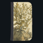 Koraal van het Zee Galaxy S4 Portemonnee Hoesje<br><div class="desc">Maak vandaag nog een modern kunstwerk met een roomkleurige achtergrond. Dit kunstwerk bevat een silhouet,  doorschijnend koraal dat zeer scherp en levendig is. Het is een hedendaags kunststuk dat perfect zal zijn voor elk soort nautisch thema dat je probeert te vinden.</div>