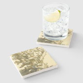 Koraal van het Zee Stenen Onderzetter (Zijkant)