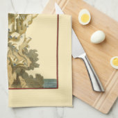 Koraal van het Zee Theedoek (Quarter Fold)