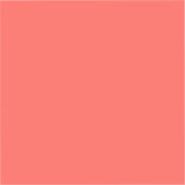 Koraal (vaste kleur) sticker (Voorkant)