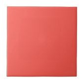 Koraal (vaste kleur) tegeltje (Voorkant)