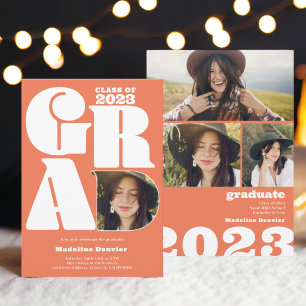 Koraal vet oversized Afstudeerder 4 foto 2023 afst Kaart