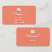 koraal Visitekaartje (Voorkant / Achterkant)
