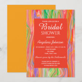 Koraal Vrijgezellenfeest Kaart (Voorkant / Achterkant)