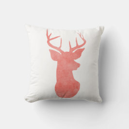 Koraal Waterverf Antler / Deer Modern Kussen