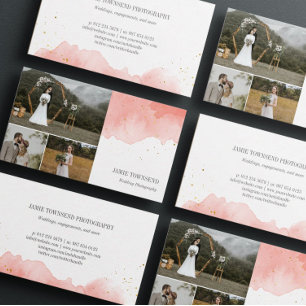 Koraal Waterverf Foto collage fotograaf Visitekaartje