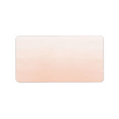 Koraal Waterverf leeg adres Etiket (Voorkant)