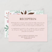 Koraal Waterverf Rozen Bloemen Bruiloft Save The Date (Voorkant / Achterkant)