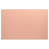 Koraal Witte Harten Patroon Stof (Yard (91,4 cm))