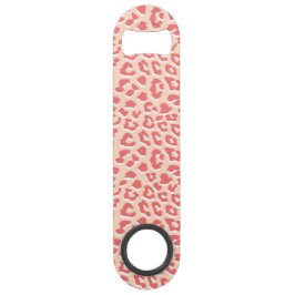 Koraal Witte Luipaardprint Speed Flessenopener