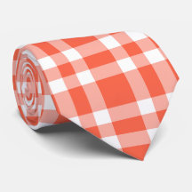 Koraal Witte Schotse Ruit Patroon