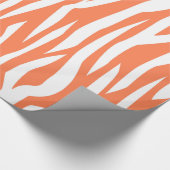 Koraal Zebra afdrukken Cadeaupapier (Hoek)