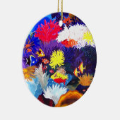 Koraal Zee Keramisch Ornament (Rechts)