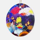 Koraal Zee Keramisch Ornament (Links)