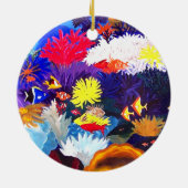 Koraal Zee Keramisch Ornament (Achterkant)