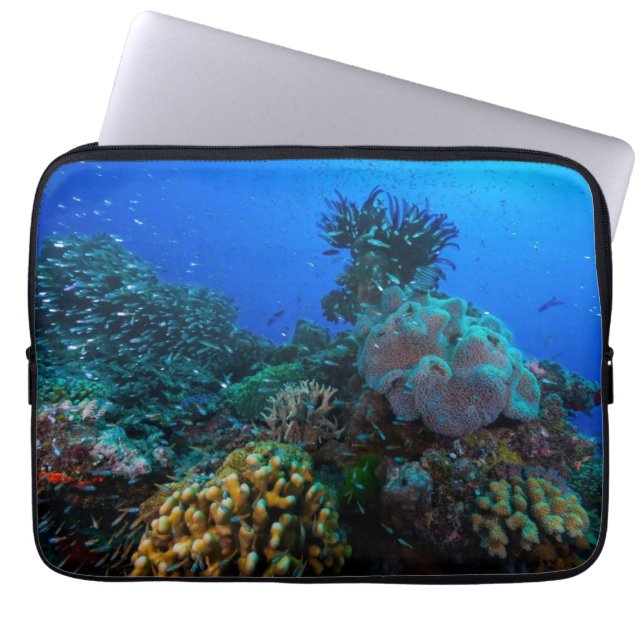Koraal Zee laptophoes Laptop Sleeve (Voorkant)