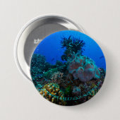 Koraal Zee Ronde Button (Voorkant /achterkant)
