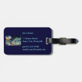 Koraal Zee van langoest Bagagelabel (Achterkant horizontaal)