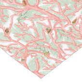 Koraal zeeschells oceaanstrand onderwater korte tafelloper (Hoek)