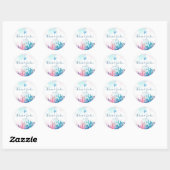 Koraal zeester, strand bruiloft Stickers (Vel)