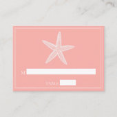 Koraal Zeester Trouwplaats Kaarten Plaatskaartje (Voorkant)