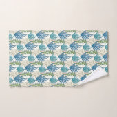 Koraal Zeewier Patroon handdoek set (Handdoek)