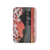 Koraal zomer Azië badmatten (Voorkant Verticaal)