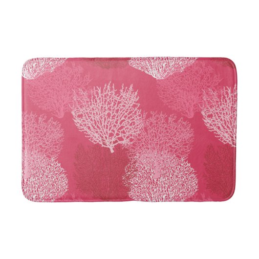 Koraalafdrukken voor ventilatoren, schaduwen van k badmat (Voorkant)