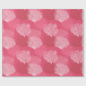 Koraalafdrukken voor ventilatoren, schaduwen van k cadeaupapier (Vlak)