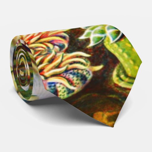 Koraalanemonen Stropdas (Opgerold)