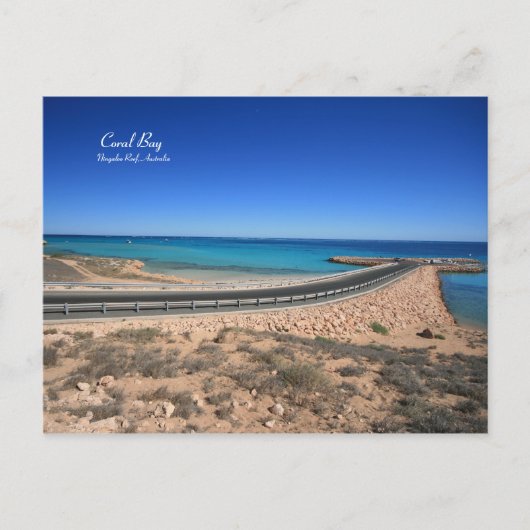 Koraalbaai, Ningaloo Reef - Briefkaart (Voorkant)
