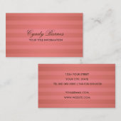 Koraalband Visitekaartje (Voorkant / Achterkant)