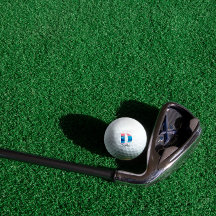 Koraalblauw leuk  geborduurde initiaal D