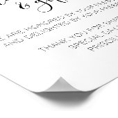 Koraalbloem Kaarten en cadeaubonnen Poster (Hoek)