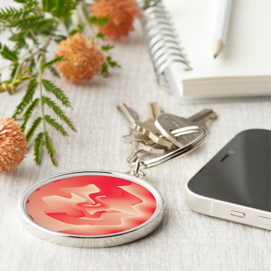 koraalbloem sleutelhanger (Zijkant)