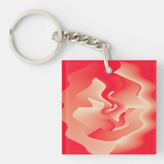 koraalbloem sleutelhanger (Voorkant)