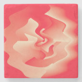 koraalbloem stenen onderzetter (Voorkant)