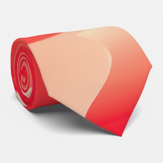 koraalbloem stropdas (Opgerold)