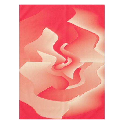 koraalbloem tafelkleed (Voorkant)