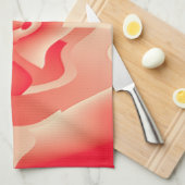 koraalbloem theedoek (Quarter Fold)