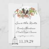 Koraalbloemen  bloemen bewaren Datum Kaart (Voorkant)