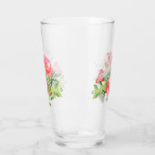 Koraalbloemen Bouquet Glass Tumbler (Links)