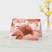 Koraalbloemen die u missen. kaart (Gele Bloem)