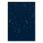 Koraalbloemen op marineblauw huwelijk | Kaarten pl (Achterkant)