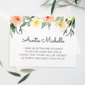 Koraalbloemen zullen mijn god zijn kaart