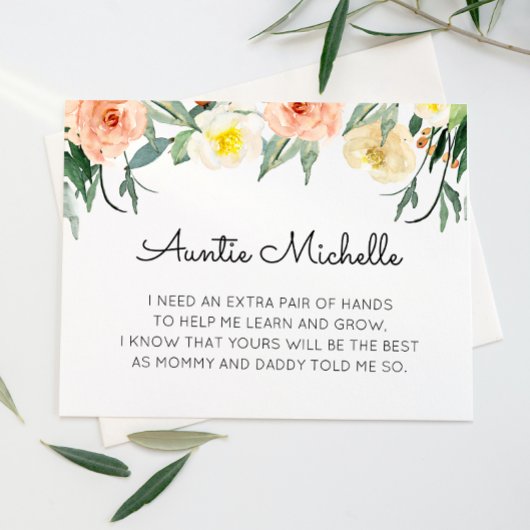 Koraalbloemen zullen mijn god zijn kaart